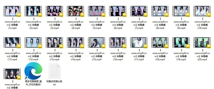 947、AfreecaTv韩国BJ哈鲁酱精选舞蹈合集[24v4.4G]